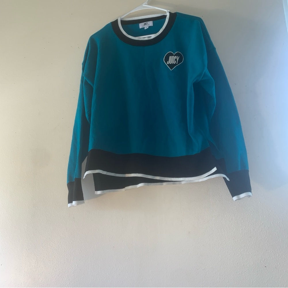 Juicy Couture Varsity Pullover Sweater Woman’s Size Large